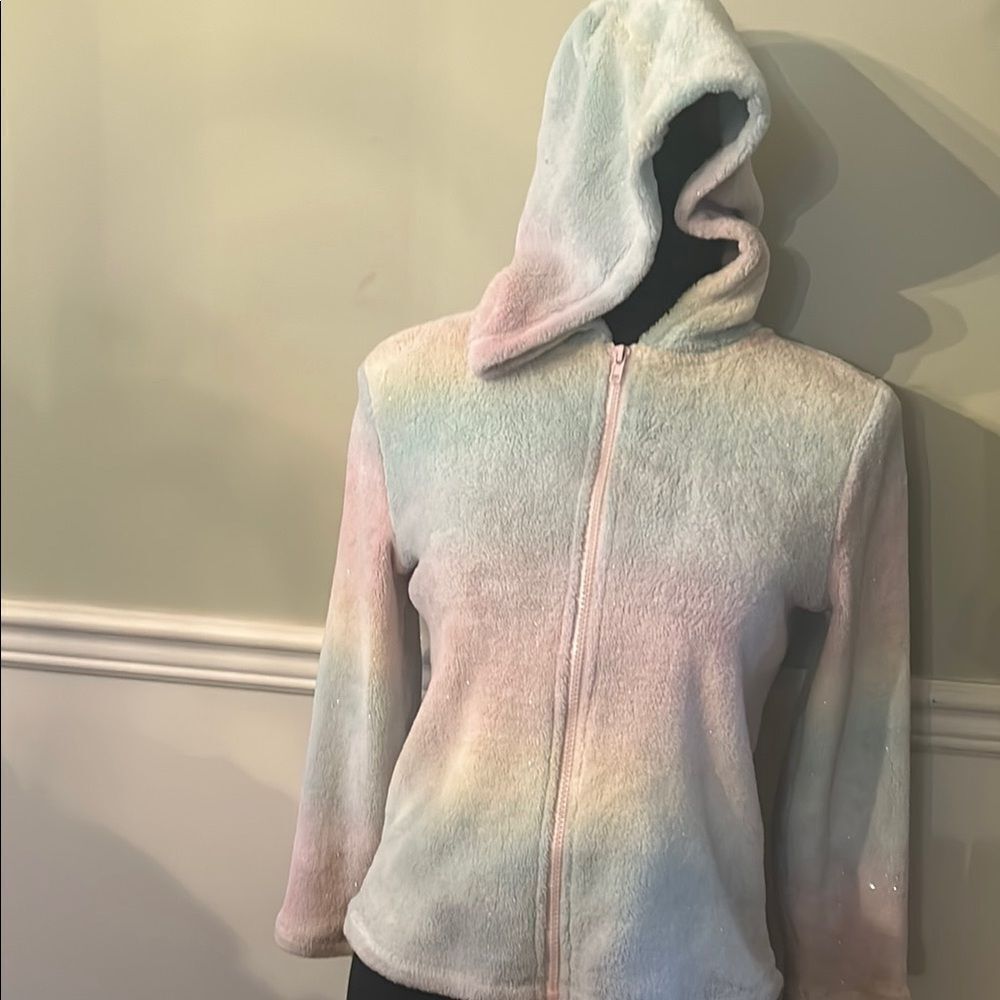 Beautees Pastel Tie-Dye Kids Sweater - Picture 2 of 10